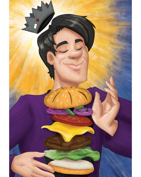Juggie Burger Postcard