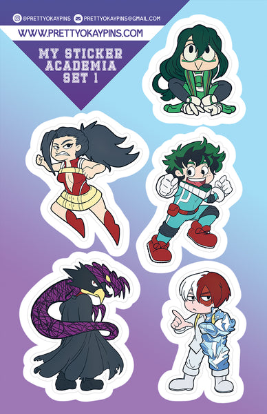 My Sticker Academia Set