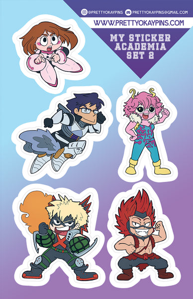 My Sticker Academia Set