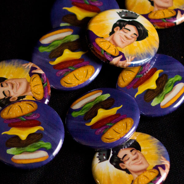 Juggie Burger Buttons